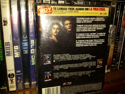 Imagen 2 de 2 de Crepúsculo La Saga Bluray 3 Películas