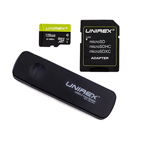 Unirex Msr 128m 128gb Uhs 1 U1 Micro Sd With Usb 3.0