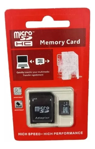 Tarjeta Memoria Micro Sd 4 Gb Incluye Adaptador