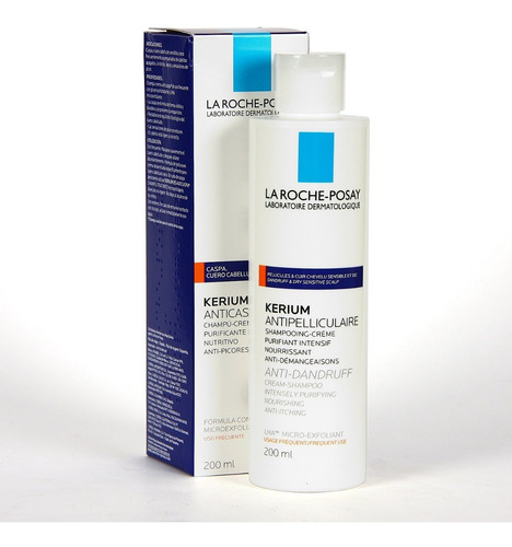 Imagen 1 de 1 de Kerium Ds Anticaspa Shamooo La Roche Posay 125ml