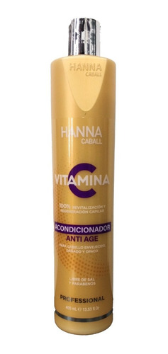 Acondicionador Hanna Caball Vitamina C Anti Edad 400ml