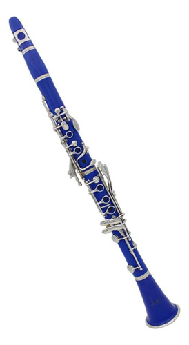 Lade 17 Keys Bb Clarinet Piezas De Instrumento Azul Oscuro