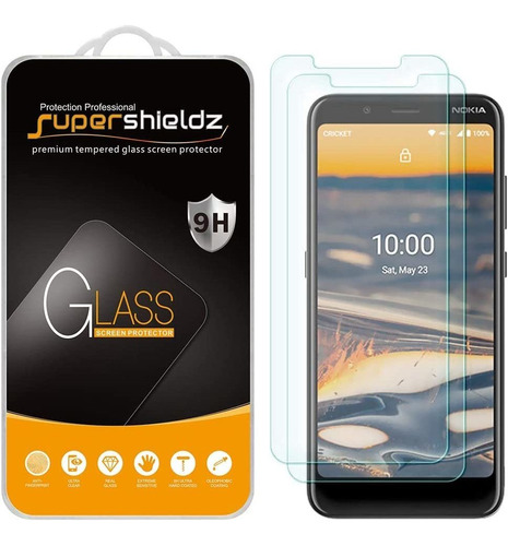  2 Unidades  Supershieldz Para Nokia C2 Tava Y C2 Tennen Pro