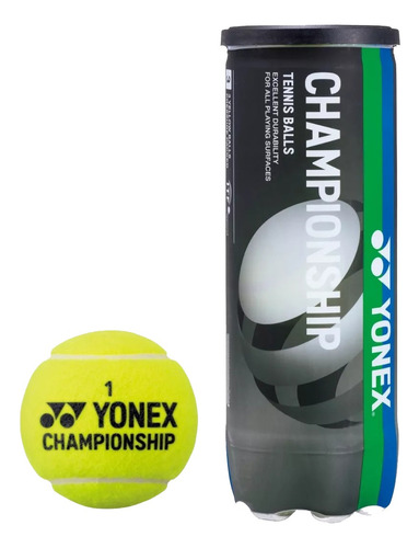Tarro De Pelotas Tenis Yonex - Championship X3 Unidades
