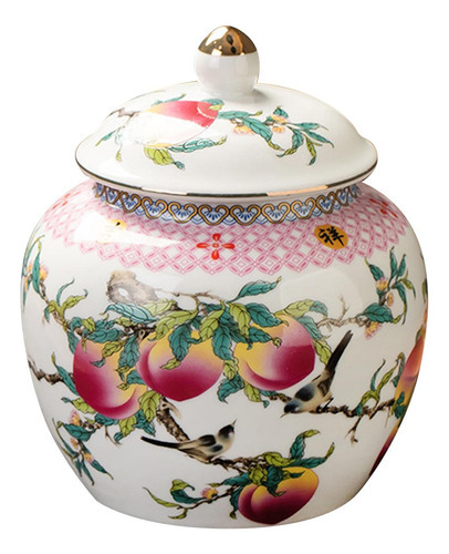 Bote De Té Tradicional De Porcelana Temple Jar 1200 Ml [u]