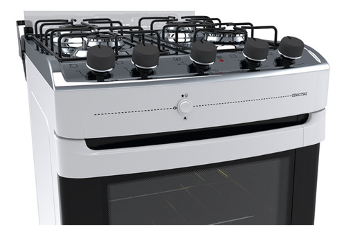 Imagen 6 de 9 de Cocina A Gas Enxuta Cenx27542w Con Grill Electrico