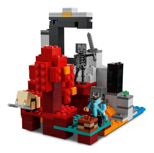 Imagen 7 de 7 de Lego® Minecraft - El Portal En Ruinas (21172) Cantidad de piezas 316