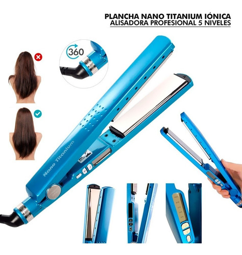 Plancha Alisador Cabello Nano Titanium Pro Original