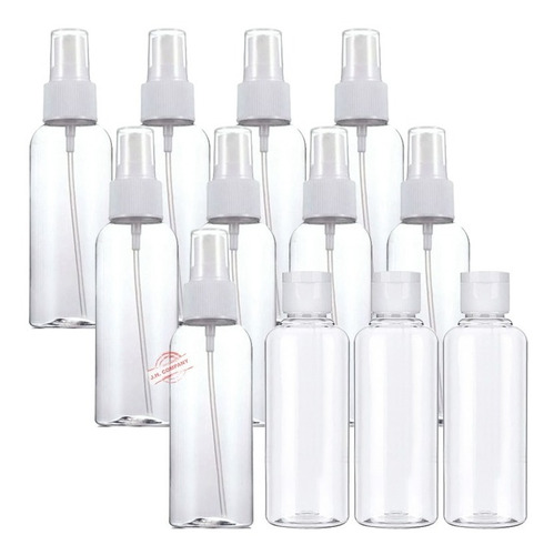 Set 12 Piezas Envase Para Gel Antibacterial Spray B10-0035