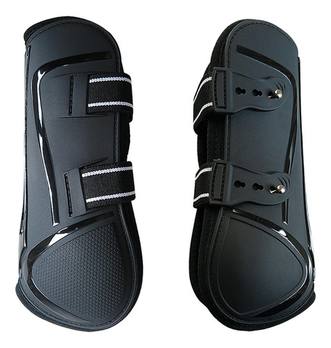 Botas De Tendón De Caballo, Juego De 4 Protectores Xl Negro