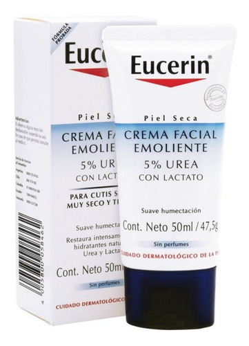 Eucerin Crema Facial Emoliente Urea 5% Piel Seca 50ml