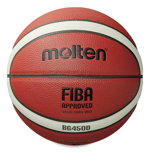 Pelota Basquet N7 Molten Bg4500 (oficial) Molten Color Marron Rojizo-blanco