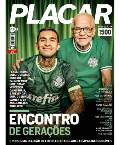 Revista Placar Encontro De Gerações . Edição Especial 1500