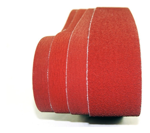 Imagen 2 de 3 de Kit 4 Bandas 75x2000 Cerámico Plus Vsm #36/60/80/120