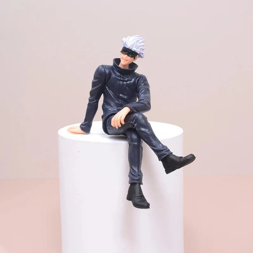 Boneco Satoru Gojo Sitting Version Model Toys 13 Cm