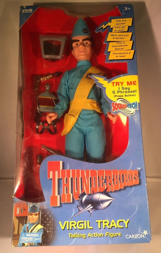 Thunderbirds Virgil Tracy Figura De Acion Habla