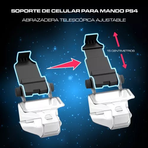 Soporte de Celular para Mando PS4 Dualshock 4 Fat/Slim/Pro - RAC STORE