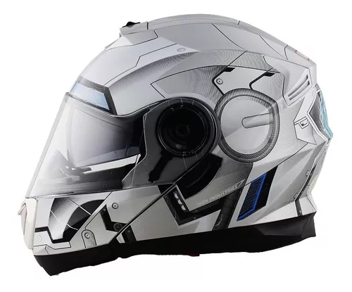 Casco para motocross Edge Marvel Iron Man unisex