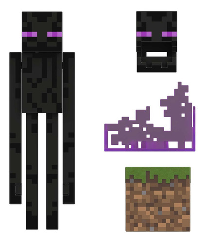 Minecraft Diamond Figura De Acción Enderman Coleccionable