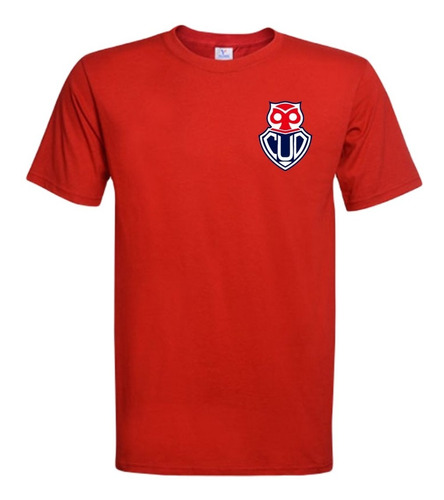 Polera Universidad De Chile Logo Retro