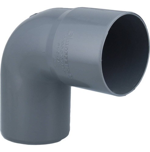 Codos Pvc Gris Sanitario  75mm X 90 Grados  Pack 2 Und