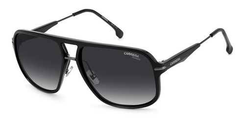 Lentes De Sol Carrera Polarizado Hombre 296/s 807wj Negro Color Negro/Ruthenio Lente Gris