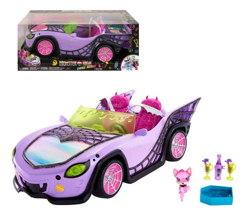 Monster High Ghoul Mobile Coche Auto Vehiculo De Juguete