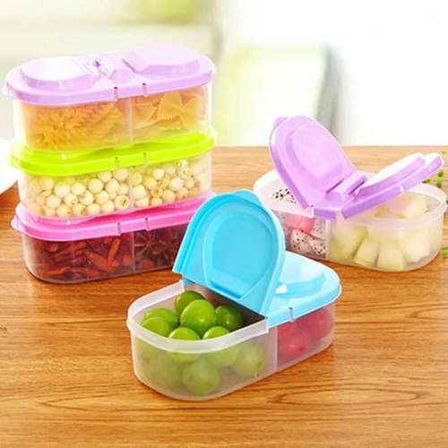 Lonchera Portátil Para Niños Con Contenedor De Comida De Plá