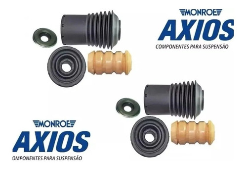 Par Kit Amortecedor Coxim Batente Coifa Logan 07 A 20 Axios