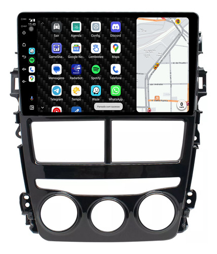 Multimidia Toyota Yaris 16/21 9p Android Carplay 64gb Play