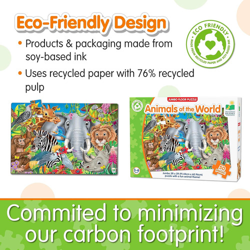 The Learning Journey: Jumbo Floor Puzzles - Animals Of Th...