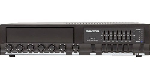 Mixer Amplificador Multizona P/instalacion Samson Zm125 