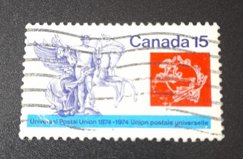 Sello Postal Canadá - Centenario De La Union Postal