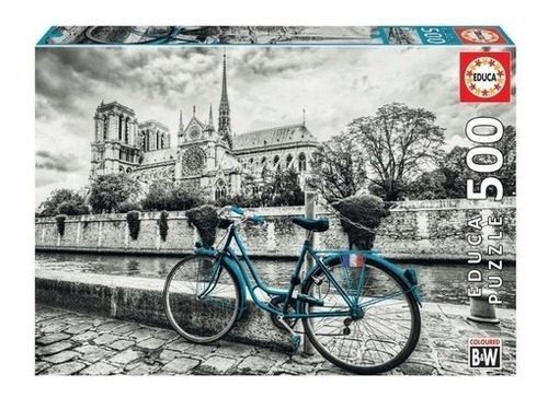 Puzzle Bicicleta Cerca De Notre Dame 500 Piezas Educa - Dgl