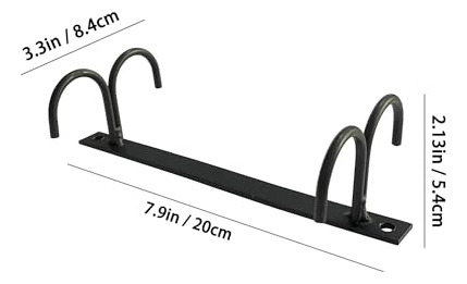 Soporte De Tazas Bajo Gabinete 12 Ganchos Para Tazas Soporte