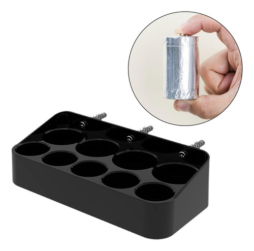 Pf Soporte For Pilas Secas, Solución De Almacenamiento Negro