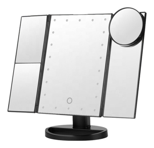 Espejo Led Tactil Plegable Maquillaje Etsu Cosmetics