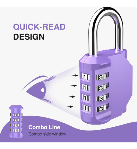 Cerradura De Combinación 4 Dígitos Impermeable Para Exterior