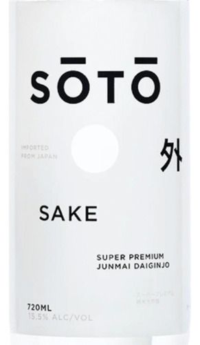 Pack De 4 Sake Soto Junmai Daiginjo 720 Ml