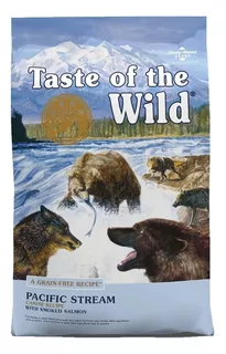 Alimento Taste of the Wild Pacific Stream Canine para perro adulto todos los tamaños sabor salmón en bolsa de 28lb