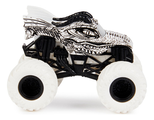 Toy Monster Jam Dragon Vs. Camiones Yeti Fundidos A Presión