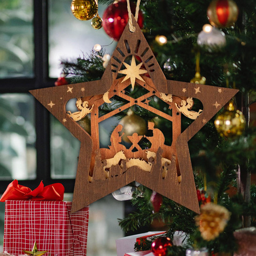 6 Pesebre Navideño Adornos Para Árbol De Navidad