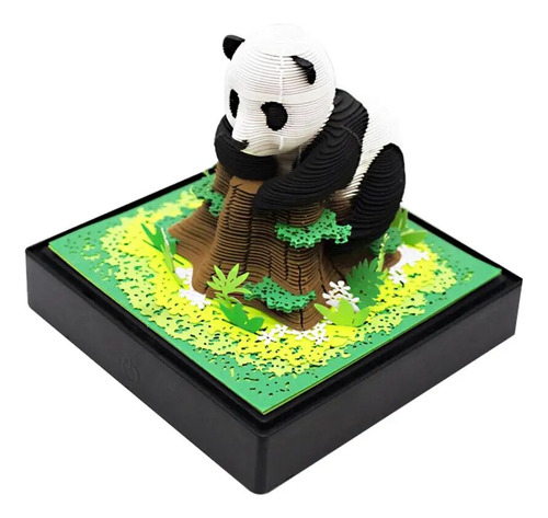 Bloc De Notas 3d, Modelo Mini Panda, Modelo Calendario En Pa