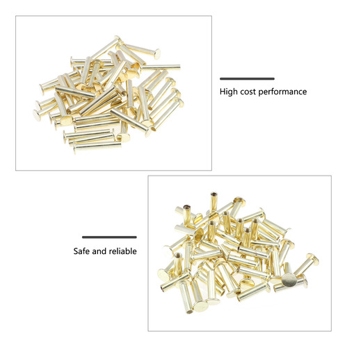 Tornillos Para Encuadernación De Papel, Remaches De Cobre, 1