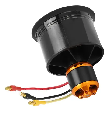 Ventilateur conduit CW 50 mm EDF 12 pales avec moteur sans balais QF2611 4000KV pour avion RC modèle d'avion pièces de bricolage