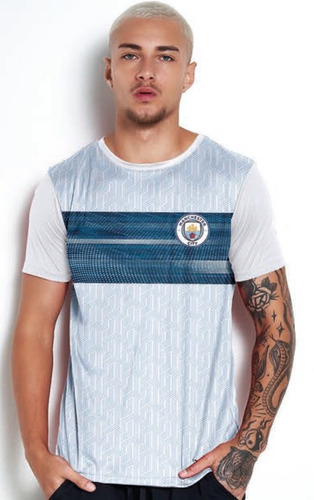 Camiseta Manchester City Em Dry Fit  Licenciada Mmt   510387