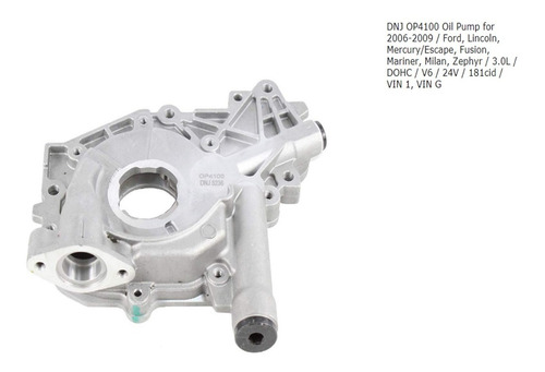 Bomba De Aceite Ford Fusion 06-09, Escape 07-12 Motor 3.0 