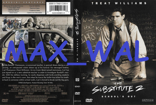 El Sustituto 2 Dvd Treat Williams Michael Michele Max_wal