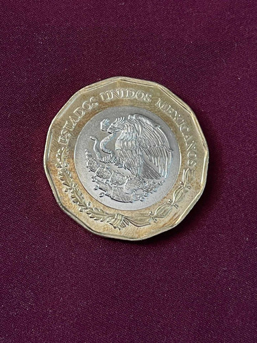 Moneda 20 Pesos Ciudad Y Puerto De Veracruz.