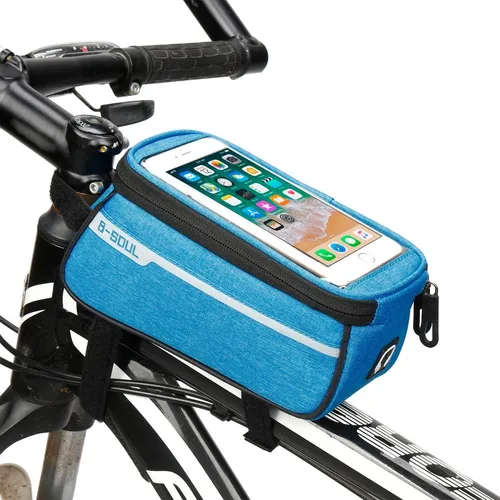 Alforja Bolso Delantero Porta Celular Gps Para Bicicleta